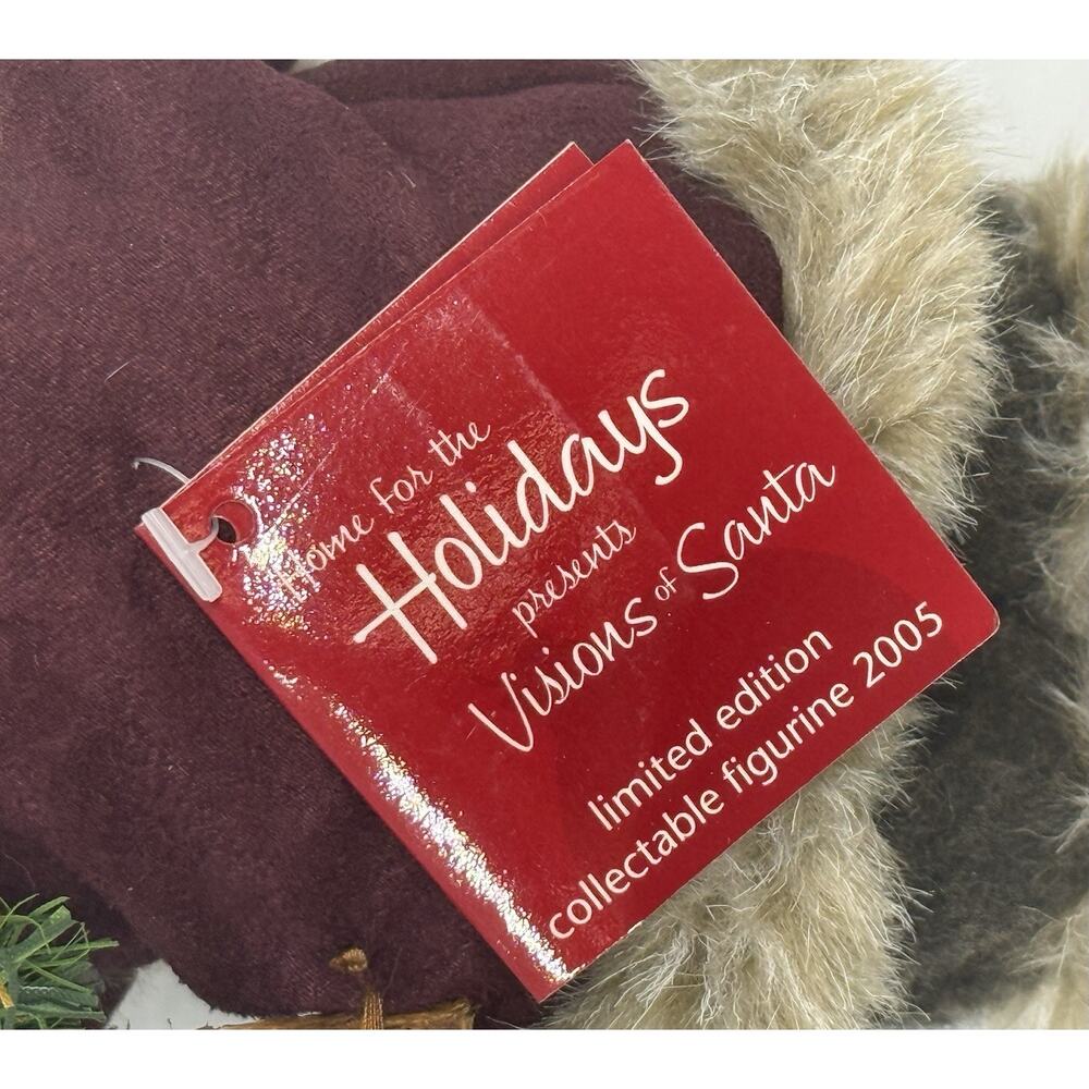 2005 Visions of Santa Collectible 9" Figurine Home for the Holidays Xmas Tree - Picture 14 of 16